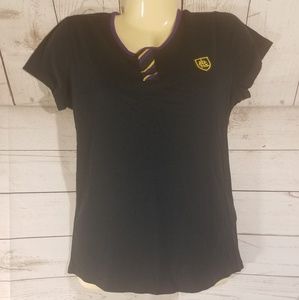 Ralph Lauren Sport Black Short Sleeve Top